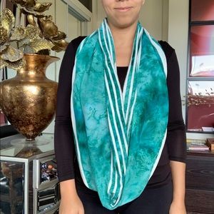 Gorgeous sea green custom circle scarf